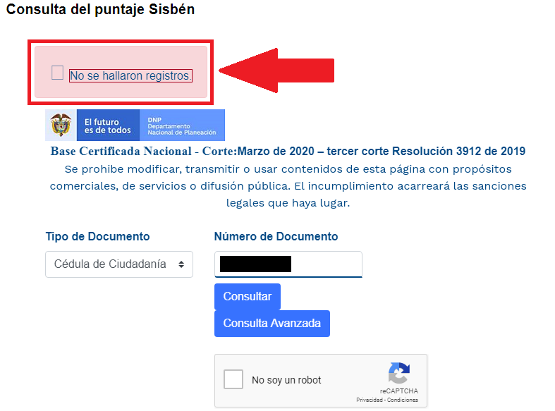 Sisbén Activo